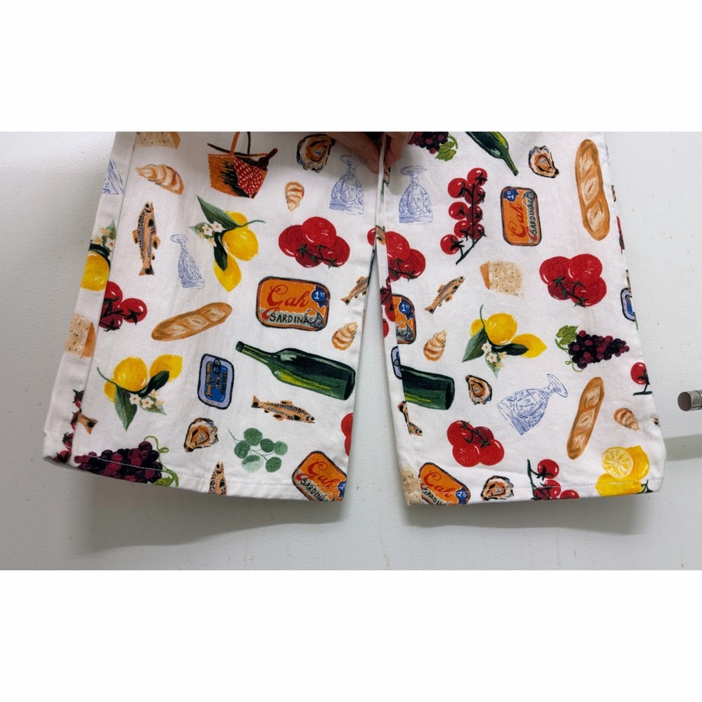 Lisa Says Gah Italian Summer Print Robyn Jeans Pants Trousers Denim Food 8 - Picture 8 of 16